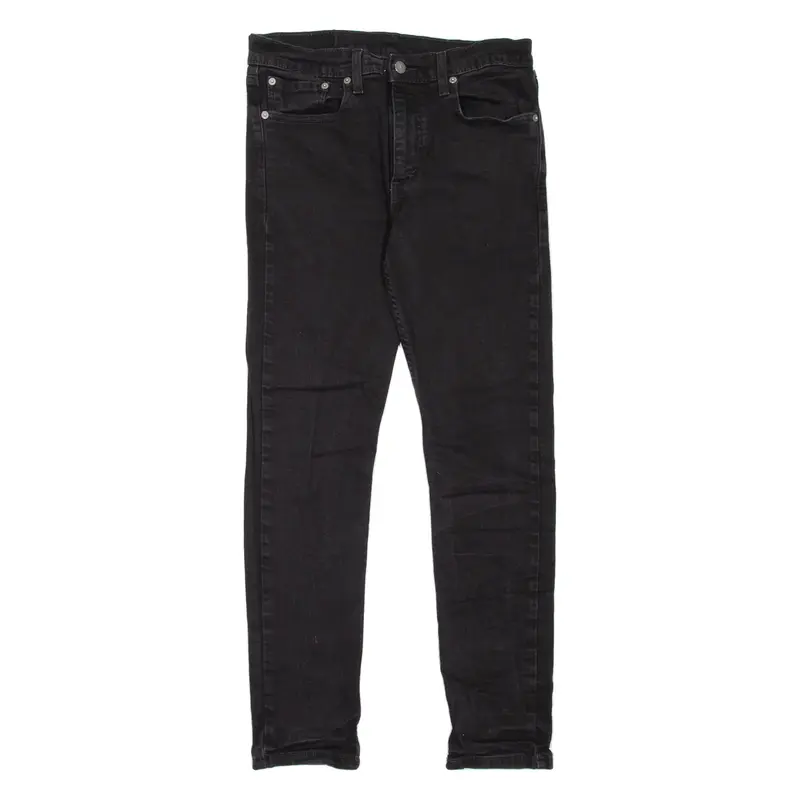 LEVI'S 512 Jeans Mens Black Slim Tapered W32 L29