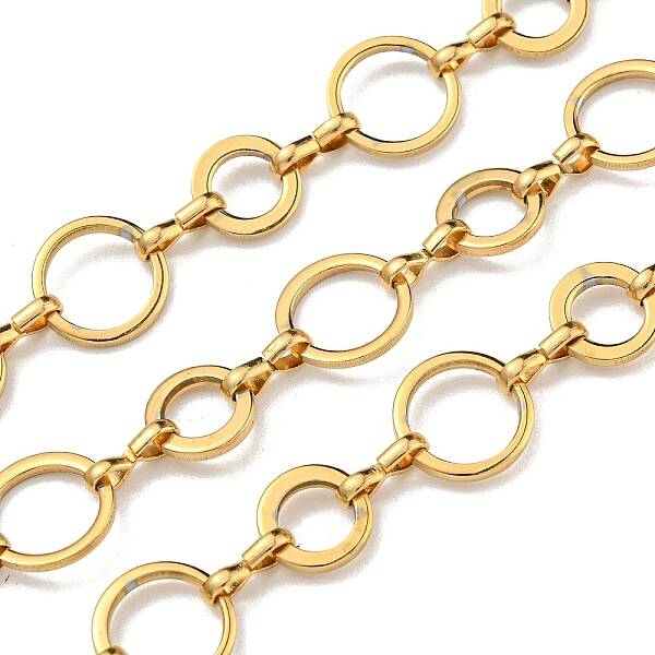 10M Ion Plating(IP) 304 Stainless Steel Donut & Infinity Link Chains