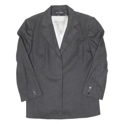 PACO RABANNE Womens Blazer Jacket Grey Wool M