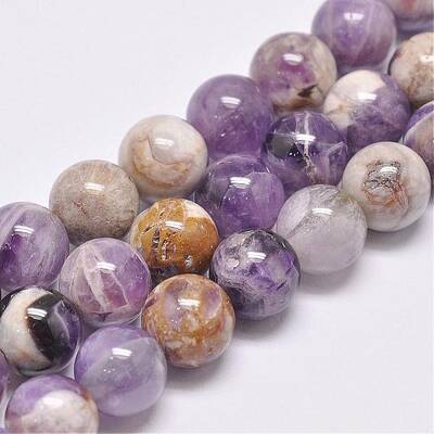 Natural Chevron Amethyst Beads Strands