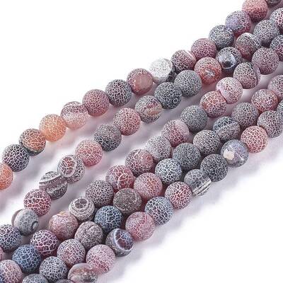 Natural Weathered Agate Beads Strands