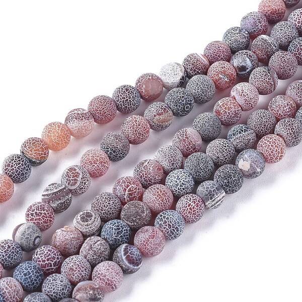 Natural Weathered Agate Beads Strands