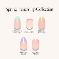 Glamnetic Pastel French Tip Press On Nail Collection - Nail Glue & Remover