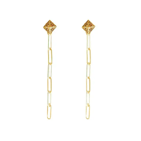 Maude Earrings Gold | Size: 4 in.