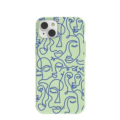 Sage Green Inner Soul iPhone 14 Plus Case