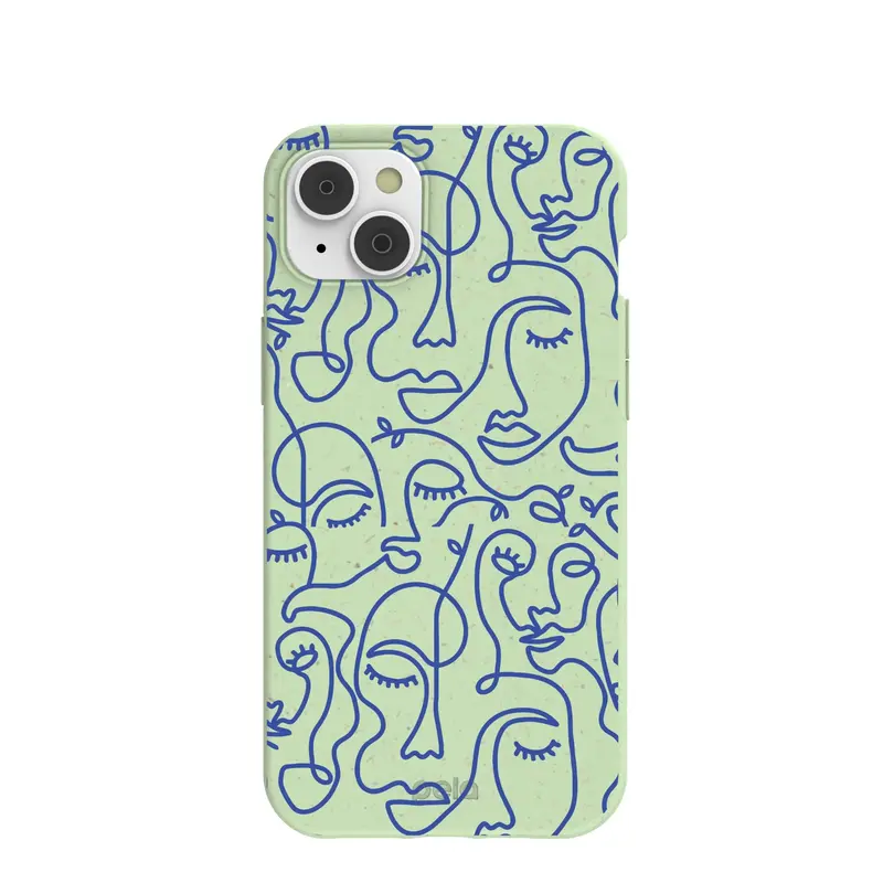 Sage Green Inner Soul iPhone 14 Plus Case