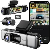 3K 4 Channel Dash Cam Front and Rear Left Right Inside, Car Camera with 3.18”Touch Screen, Sentry Mode Dash Camera 24/7 Par...