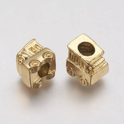 Ion Plating(IP) 304 Stainless Steel European Beads