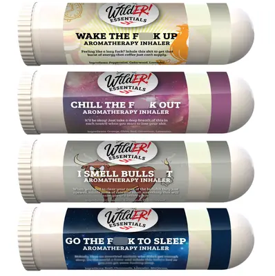 4 Pack Nasal Stick, Inhaler Variety Pack, Funny Gift