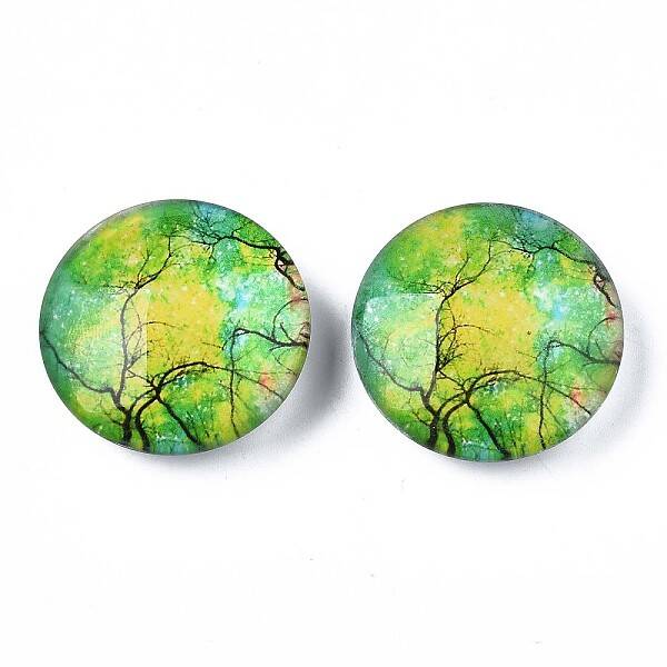 Glass Paper Snap Buttons