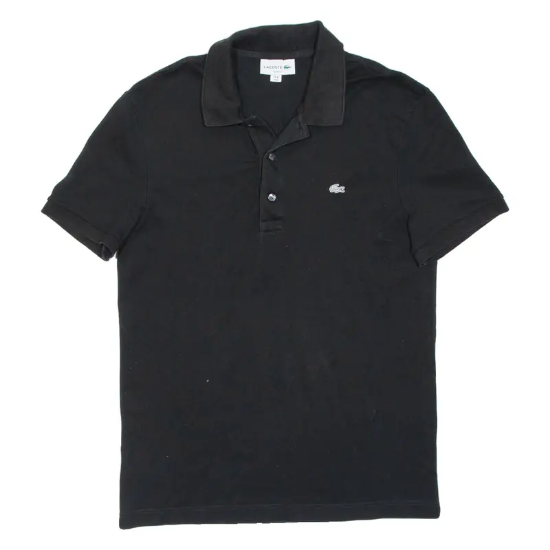 LACOSTE Slim Fit Mens Polo Shirt Black M