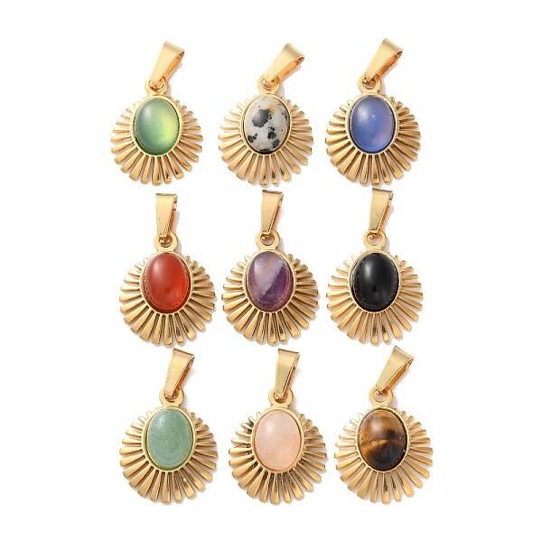Natural Mixed Stone Pendants