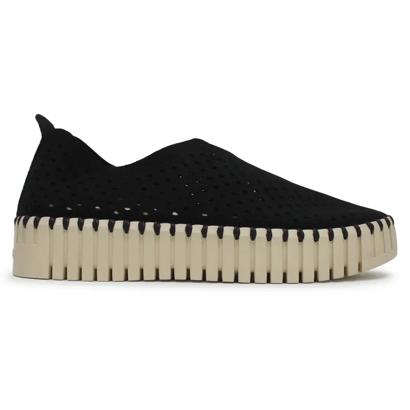 Ilse Jacobsen Tulip 3373 Textile Women's Slip On Shoes - Black - Size:US 6 Women