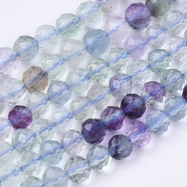 Natural Fluorite Beads Strands