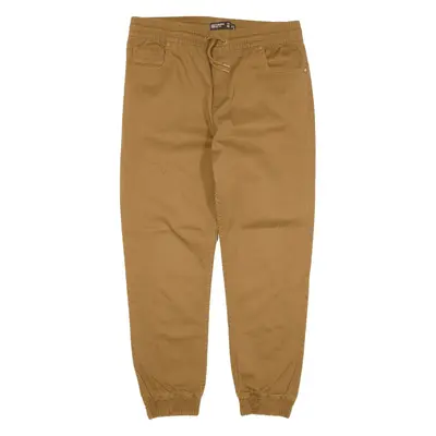 TERRANOVA Trousers Brown Relaxed Tapered Womens W31 L26