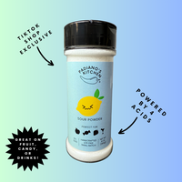 Sour Powder - Sugar and Sour Mix - Dye Free - 5oz - perfect for fruit, candy, drinks