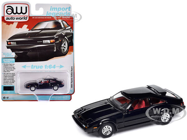 1983 Toyota Celica Supra Black with Red Interior \