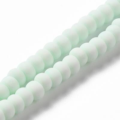 Handmade Frosted Porcelain Beads