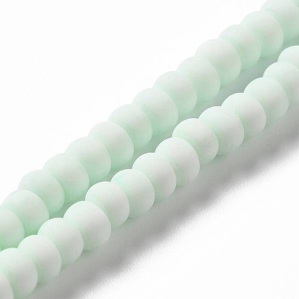 Handmade Frosted Porcelain Beads
