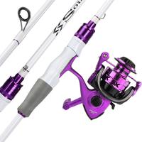 Sougayilang Spinning Fishing Combos, Carbon&Glass Fiber Composite 2 Count Fishing Rods with 2000 Size Spinning Reel- 6'0\