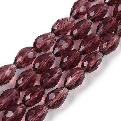 Transparent Glass Beads Strands
