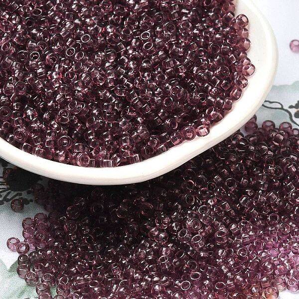 Transparent Colours Glass Round Seed Beads