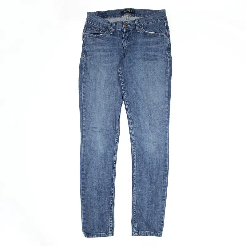 LEVI'S 524 Too Superlow Jeans Blue Denim Slim Skinny Womens W25 L30