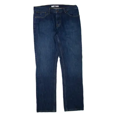 TOMMY HILFIGER Mens Jeans Blue Regular Straight W34 L32