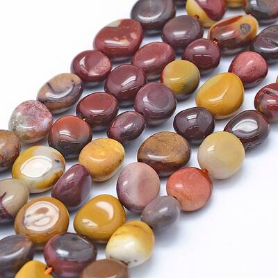 Natural Mookaite Beads Strands