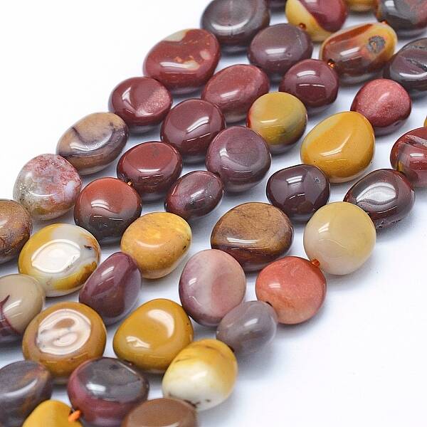 Natural Mookaite Beads Strands