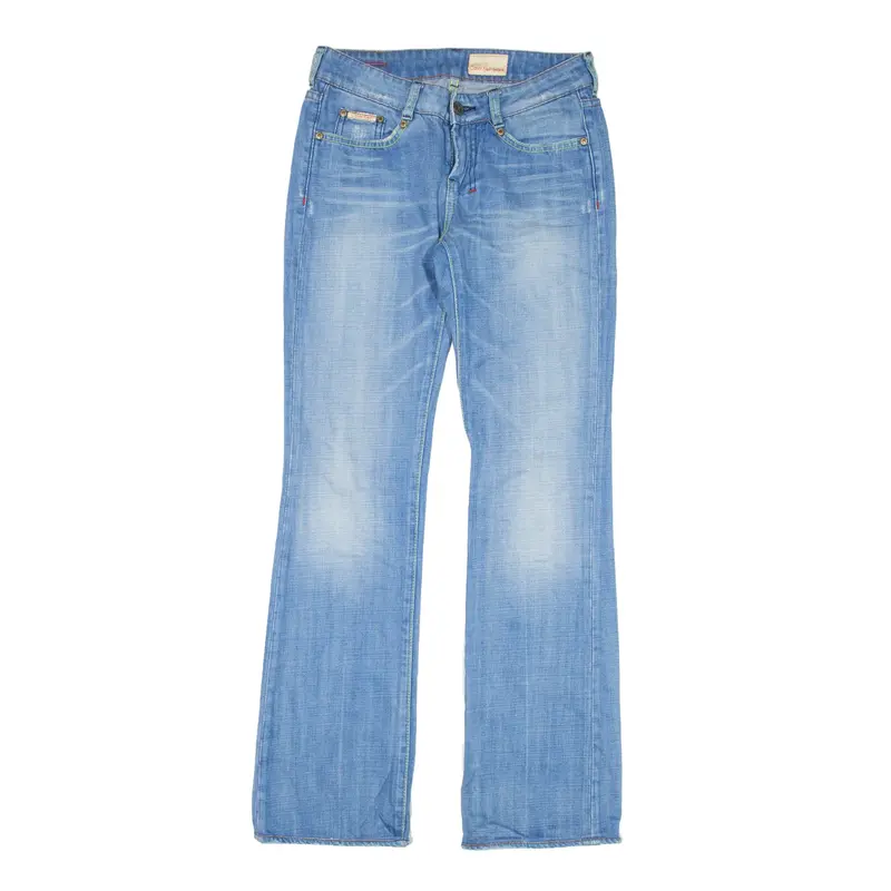 CALVIN KLEIN Jeans Blue Denim Slim Bootcut Stone Wash Womens W25 L32