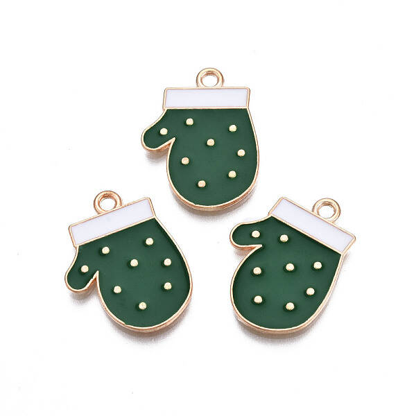 Christmas Style Alloy Enamel Pendants