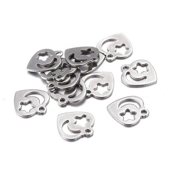 Non-Tarnish 201 Stainless Steel Charms