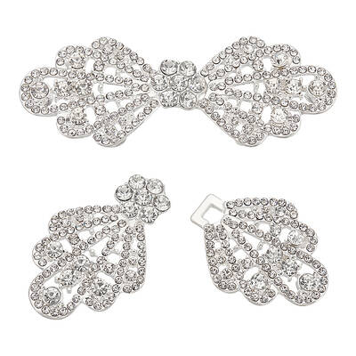 2Sets Alloy Interlocking Clasps