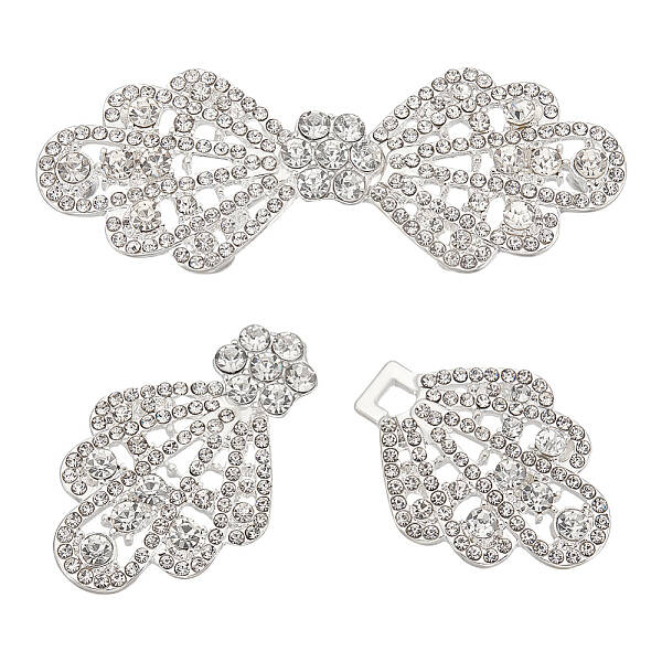 2Sets Alloy Interlocking Clasps