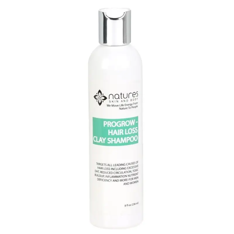 ProGrow Clay Hair Loss Shampoo targets all leading causes of hair loss including excessive DHT, reduced circulation, toxic bu...