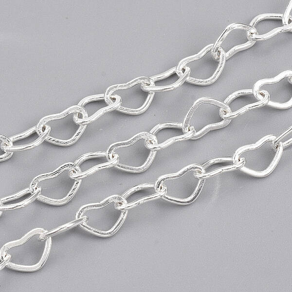 Soldered Brass Covered Iron Heart Chains