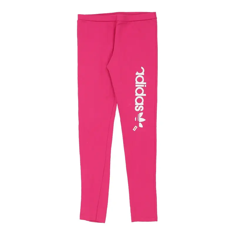 Bootleg Adidas Leggings - Small Pink Cotton