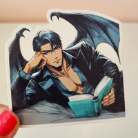 Hot Bat Boys Stickers - Waterproof Glitter or Glossy Stickers 2.75\