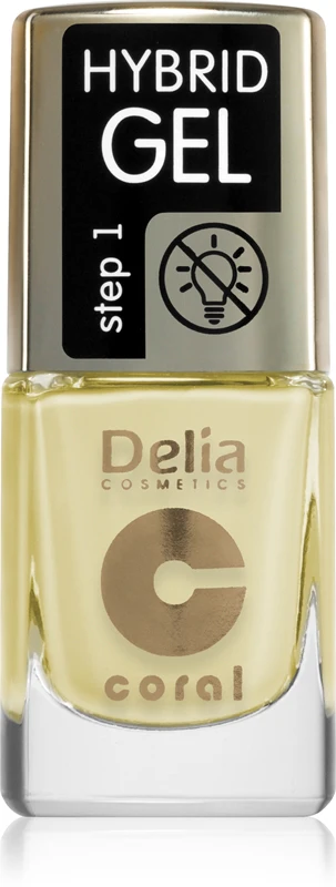 Delia Cosmetics Coral Hybrid Gel gel polish color 137 11 ml