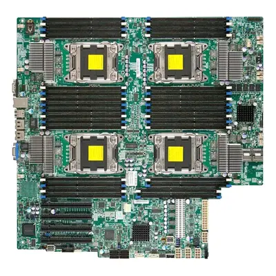 Supermicro X9QRI-F+-B | Socket LGA2011 Intel C602 Chipset Proprietary System Board (Motherboard) Supports Xeon E5-4600 v2/E5-...