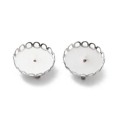 Non-Tarnish 304 Stainless Steel Brooch Base Settings