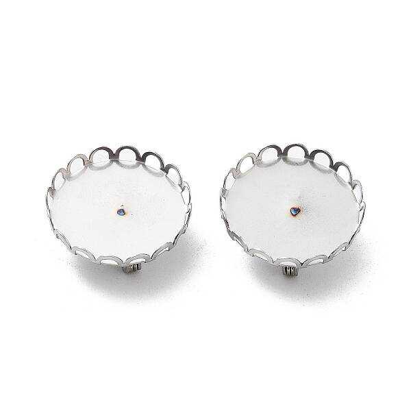 Non-Tarnish 304 Stainless Steel Brooch Base Settings