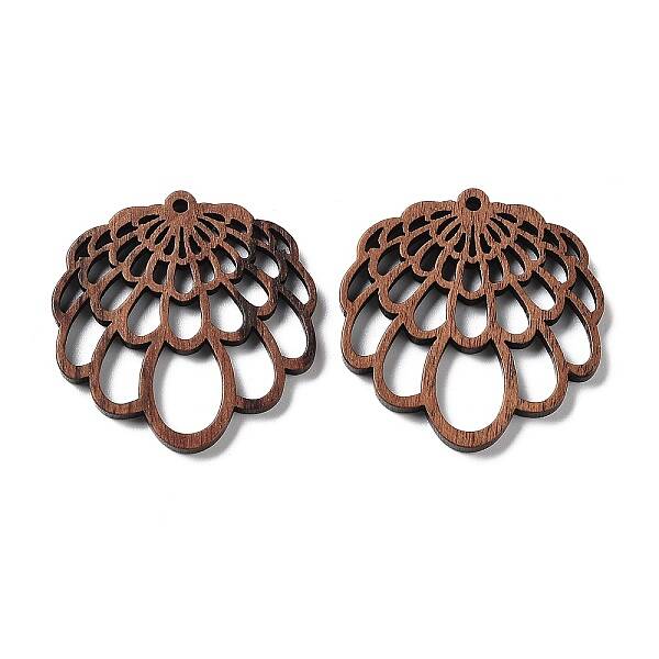Walnut Wood Laser Cut Pendants