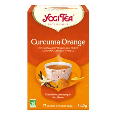 Yogi Tea Organic Turmeric Orange Infusion 17 Sachets