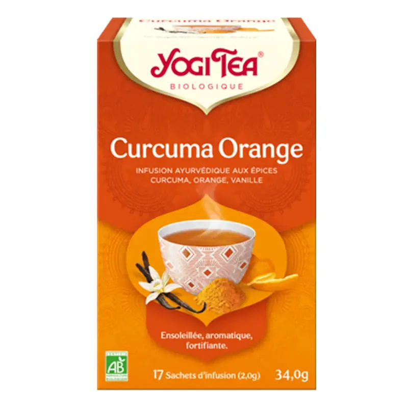 Yogi Tea Organic Turmeric Orange Infusion 17 Sachets