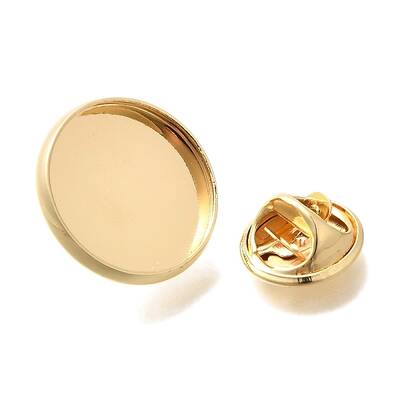 Rack Plating Brass Brooch Finding