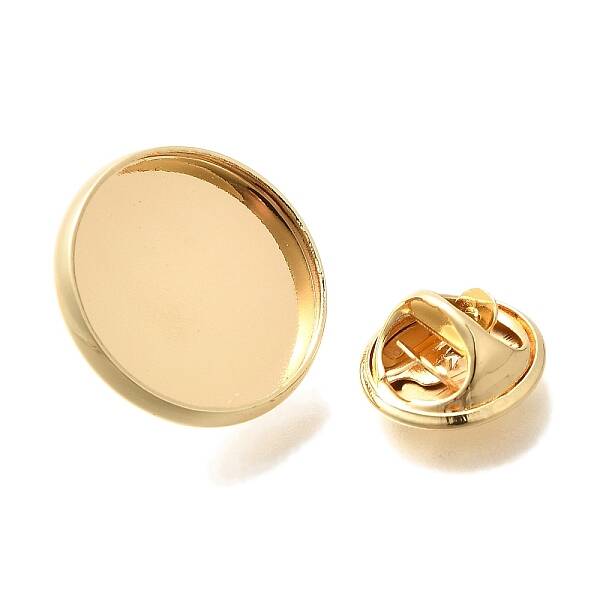 Rack Plating Brass Brooch Finding