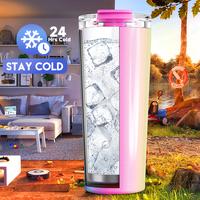 【Meoky ships within 24 hours】 Food-grade Stainless Steel Thermos Cup, Suitable for Outdoor Carrying, 24-hour Cold Preserv...