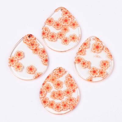 Transparent Clear Cellulose Acetate(Resin) Pendants
